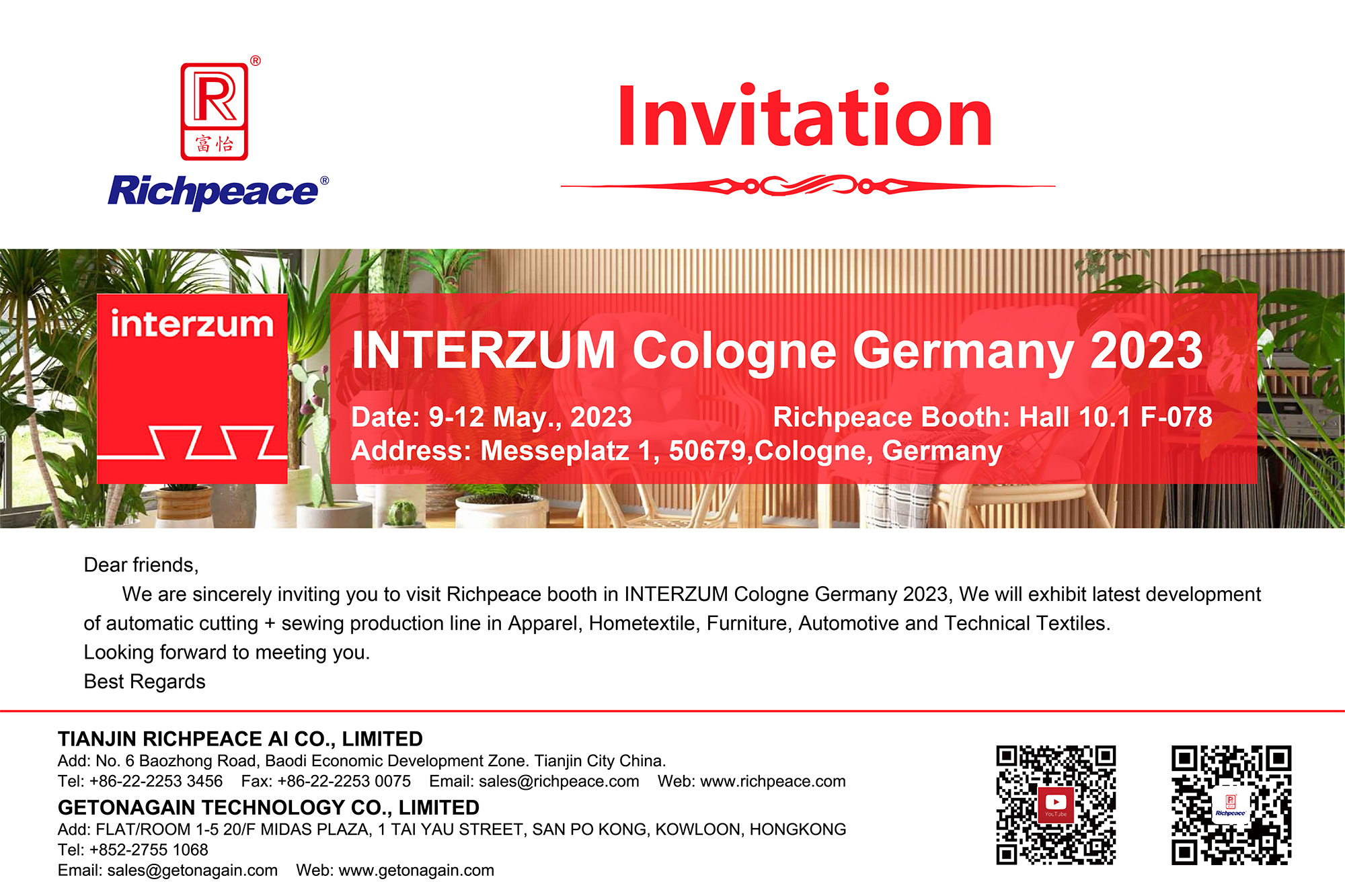 Exhibition Hit/ 2023 INTERZUM Cologne is going on