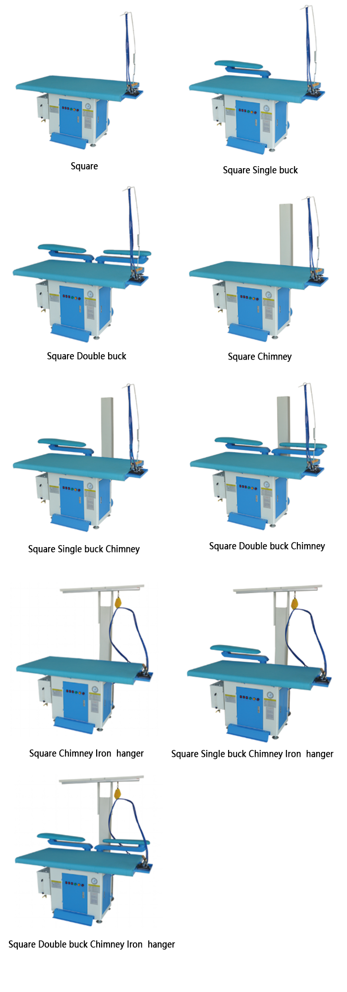 Richpeace Vaccum Ironing Table Inbuilt With Steam Generator Series