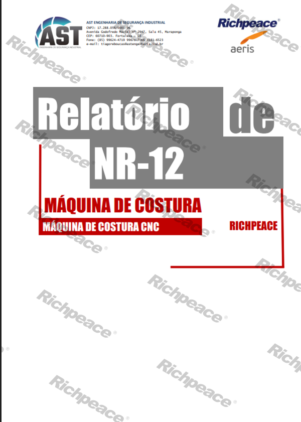 Relatório - Máquina de Costura - REV2